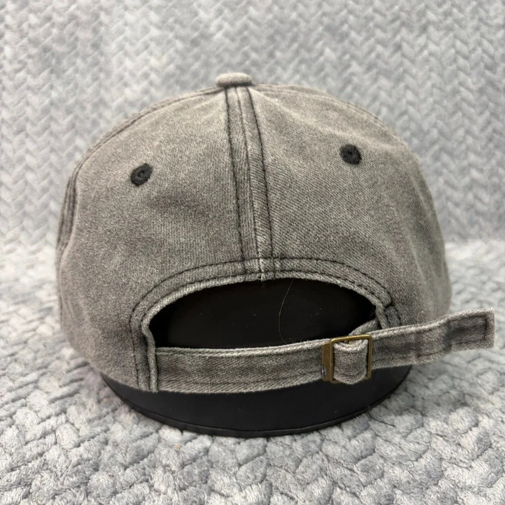 Unbranded Baseball Hat Tanned and Tipsy Women OS Gray Pink Embroidered Cap